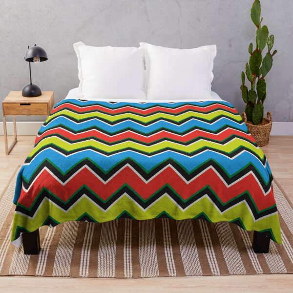 Item preview, Red Green Blue Chevron Pattern designed and sold by Blue-Banana.