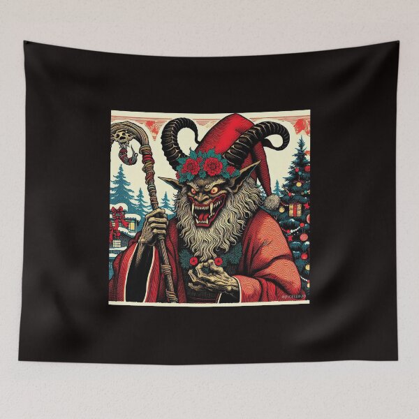 Item preview, Santa Krampus -  Japanese style designed and sold by PickledjoArt.
