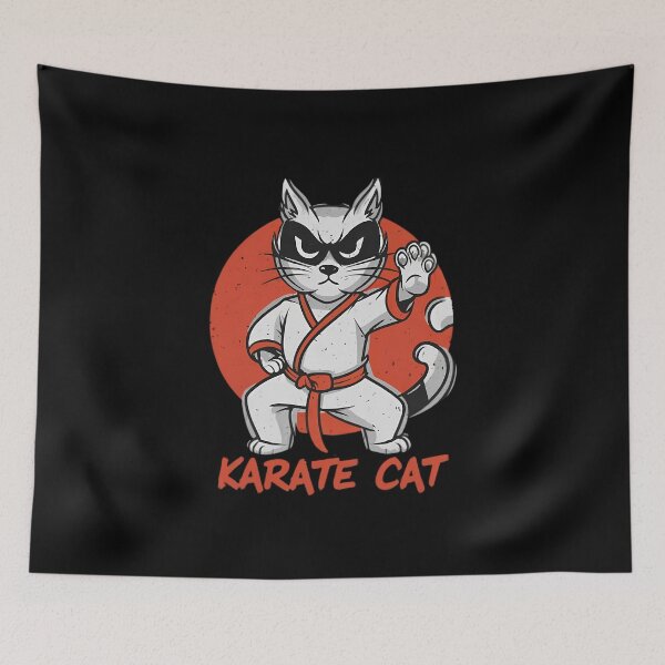 Item preview, Karate Cat designed and sold by FlexYourMind.