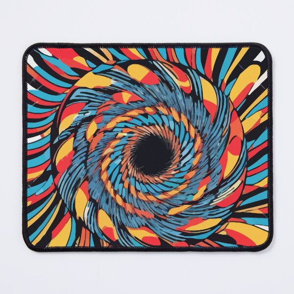 Item preview, Abstract pop art colorful through the wormhole pattern designed and sold by clon-dot-net.