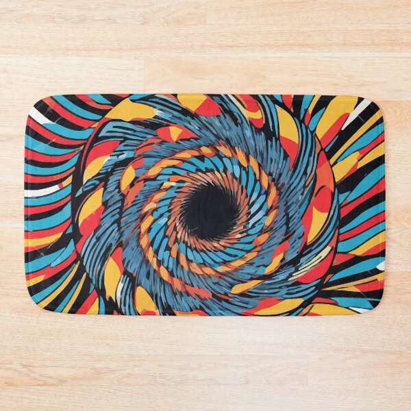 Item preview, Abstract pop art colorful through the wormhole pattern designed and sold by clon-dot-net.