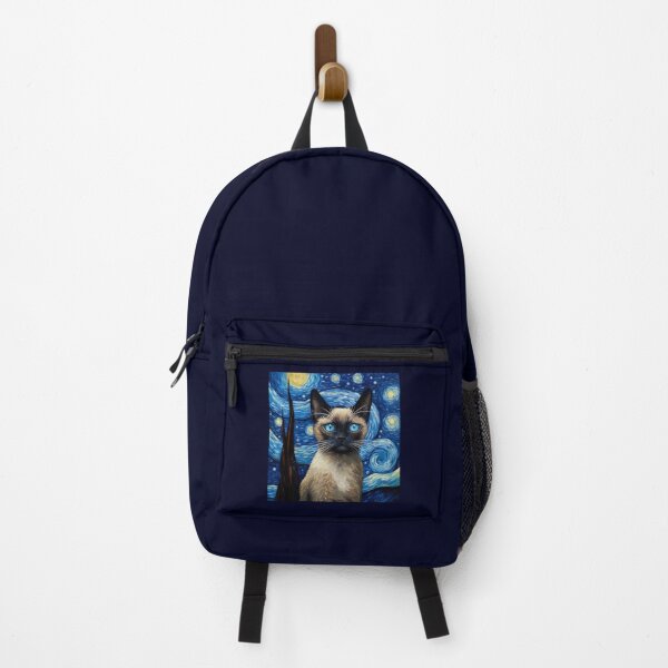 Item preview, Siamese Cat Starry Night designed and sold by Myra365Art.