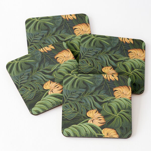 Item preview, Seamlees Monstera Nature's Bounty designed and sold by HisoTorDesign.