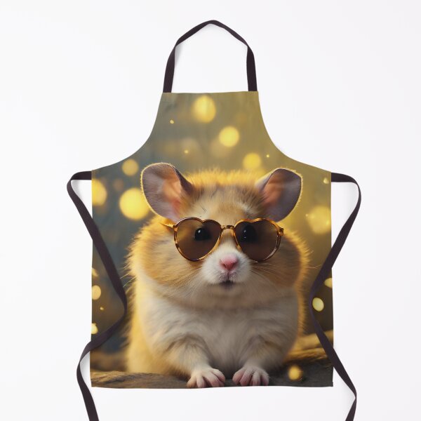 Item preview, Hamster with heart-shaped glasses designed and sold by pixelartestudio.
