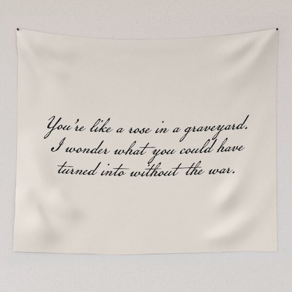 Item preview, Manacled Quote Youre Like a Rose in a Graveyard designed and sold by FandomPlanet.