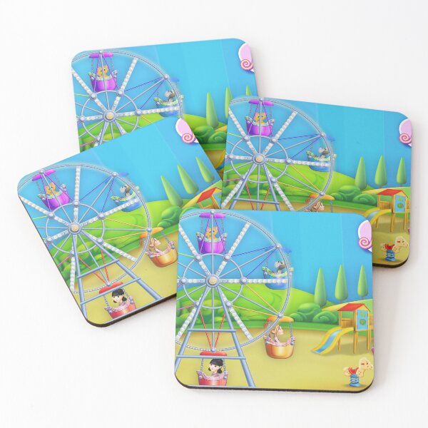 Item preview, Tali, Mimi, Rene & Kika on the playground designed and sold by Noies Noise!.