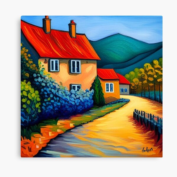 Dream house Canvas Print