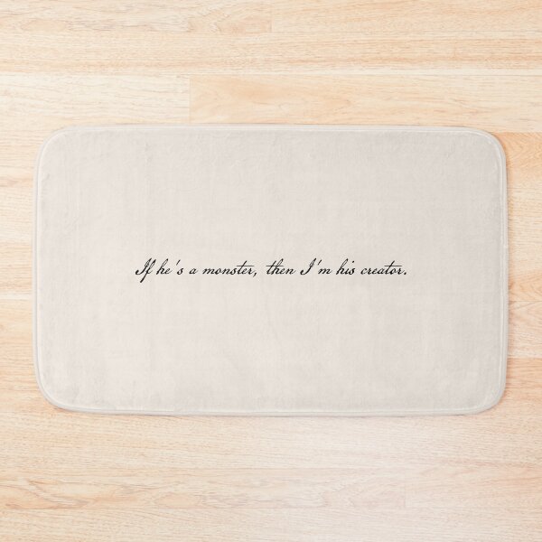 Item preview, Manacled Quote If hes a monster, then im his creator designed and sold by FandomPlanet.