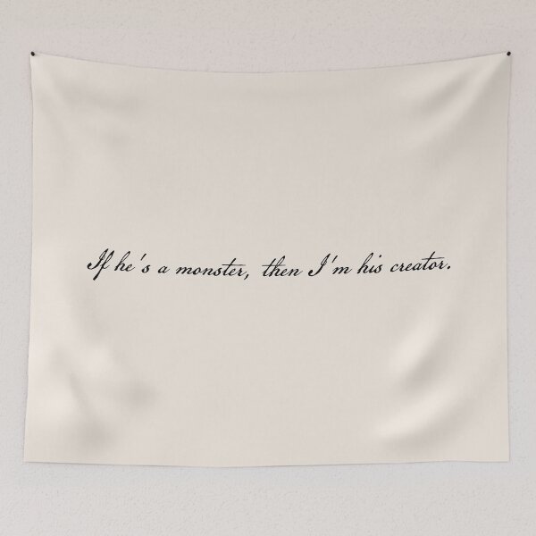 Item preview, Manacled Quote If hes a monster, then im his creator designed and sold by FandomPlanet.