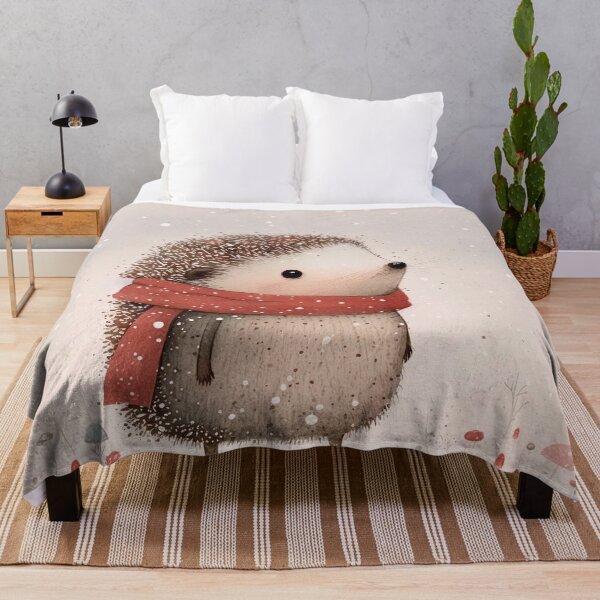 Item preview, Hedgehog in Winter designed and sold by NattyCorvus.