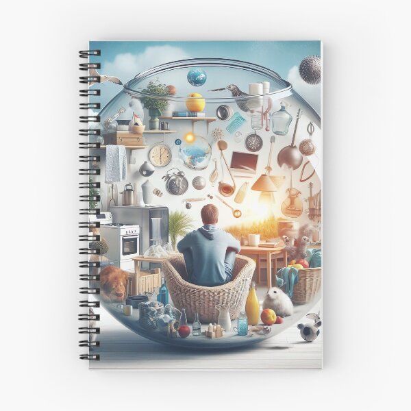 Item preview, "Whimsical Home Comfort: Sitting in a Transparent Cup Graphic" designed and sold by Huycao211.
