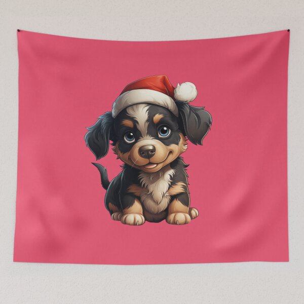 Aperçu de l'œuvre Lancashire Heeler Christmas Tshirt créée et vendue par DigitalPrism-Co.