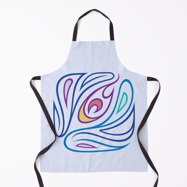 Item preview, Peacock Feather Abstract Expression in an Icon Style designed and sold by Wiggly Lines.