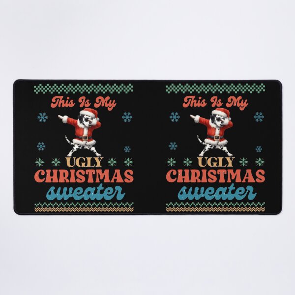 Item preview, "This Is My Ugly Christmas Sweater Dabbing Dalmatian Edition" designed and sold by Xhevahir.