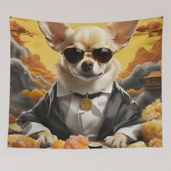 Item preview, chihuahua in china designed and sold by pixelartestudio.