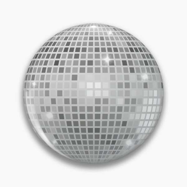 Item preview, It's a silver disco ball, not a moon. designed and sold by elegant-unicorn.