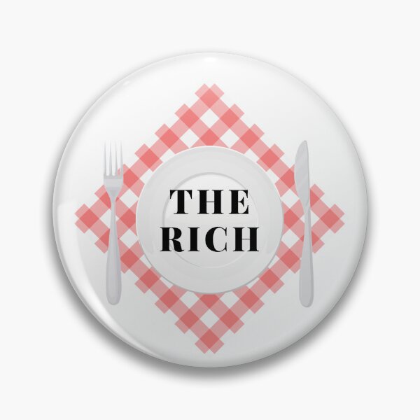 Item preview, Eat The Rich Fork and Knife designed and sold by NimuehArt.