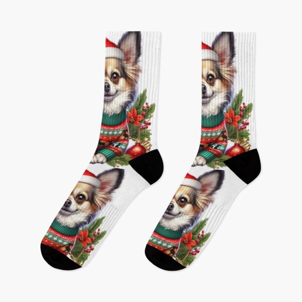 Artikelvorschau, Weihnachts-Chihuahua: Der kleinste Helfer des Weihnachtsmanns. entworfen und verkauft von MichelleAlline.