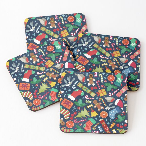 Item preview, Everything Christmas ditsy toss designed and sold by adenaJ.