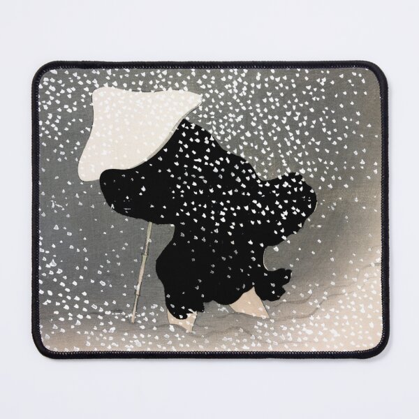 Item preview, Snow from Momoyogusa–Flowers of a Hundred Generations (ca. 1909–1910) by Kamisaka Sekka designed and sold by BossyCatHome.