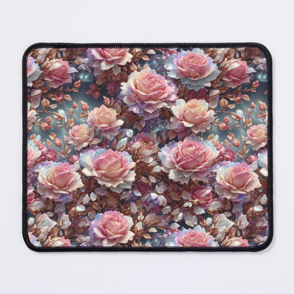 Item preview, Pink Crystal Roses Floral Seamless Pattern  designed and sold by PaxtonProjects.