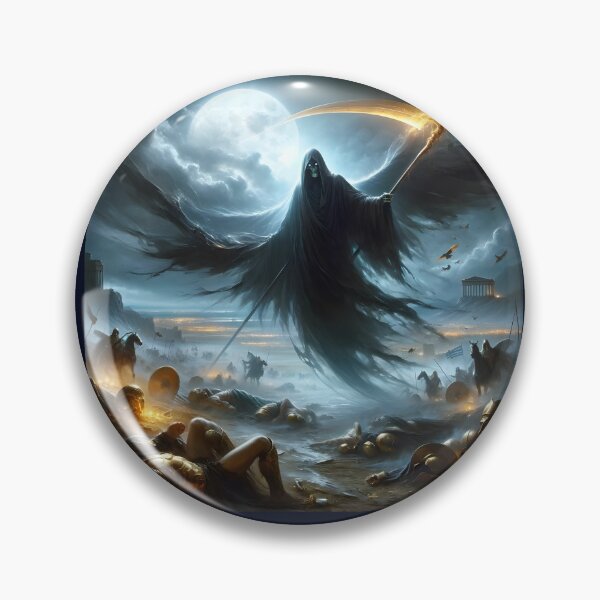 Item preview, Thanatos Greek god of death designed and sold by Truck Stop One.