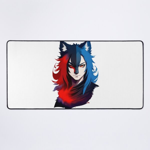 Item preview, vulpine boy red blue designed and sold by HawiseRosso.