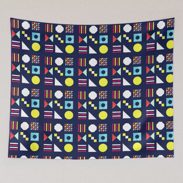 Item preview, High Energy Shapes- bright geomertic pattern designed and sold by modernshapes.
