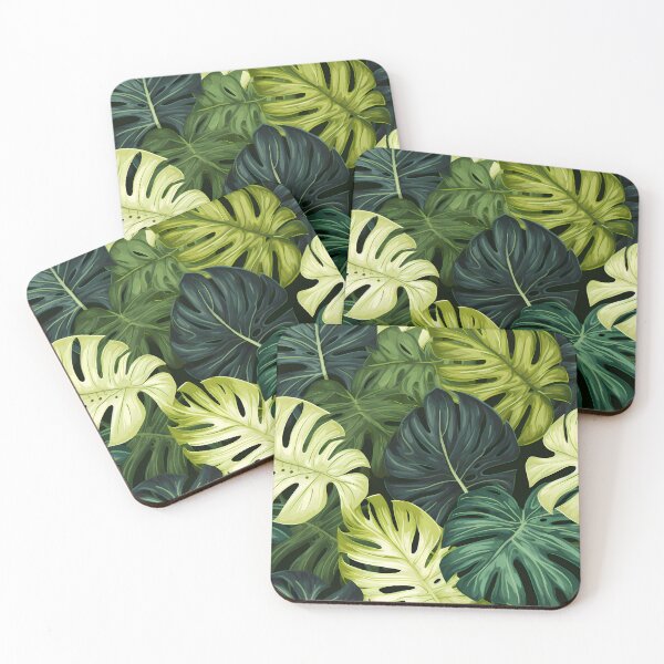 Item preview, Seamlees Monstera Nature's Bounty designed and sold by HisoTorDesign.