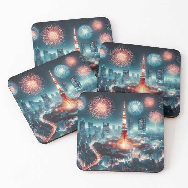 Item preview, "New Year's Eve Spectacle: Fireworks Painting the Night Sky" designed and sold by Huycao211.
