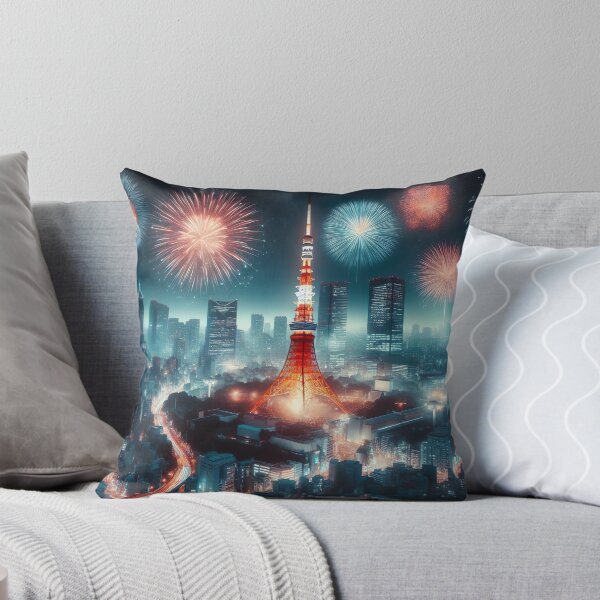 Item preview, "New Year's Eve Spectacle: Fireworks Painting the Night Sky" designed and sold by Huycao211.