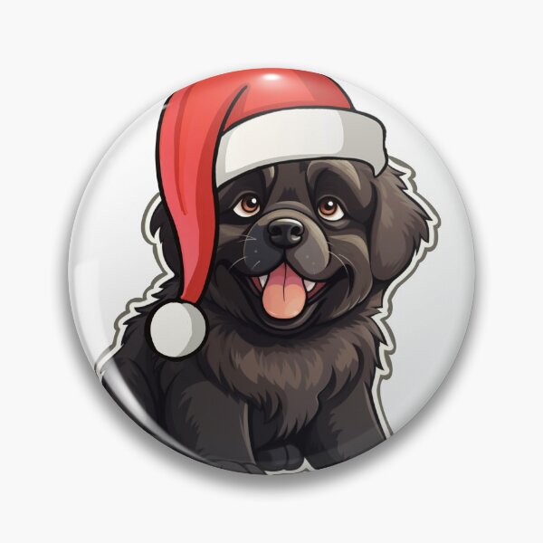 Item preview, Festive Newfoundland Joy - Cartoon Canine Delight designed and sold by PureGlee.