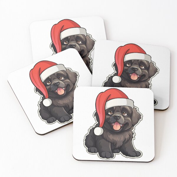 Item preview, Festive Newfoundland Joy - Cartoon Canine Delight designed and sold by PureGlee.
