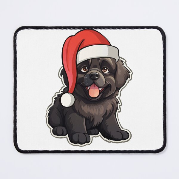Item preview, Festive Newfoundland Joy - Cartoon Canine Delight designed and sold by PureGlee.