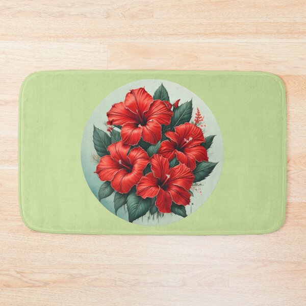 Item preview, Beautiful red hibiscus designed and sold by Nolan6.
