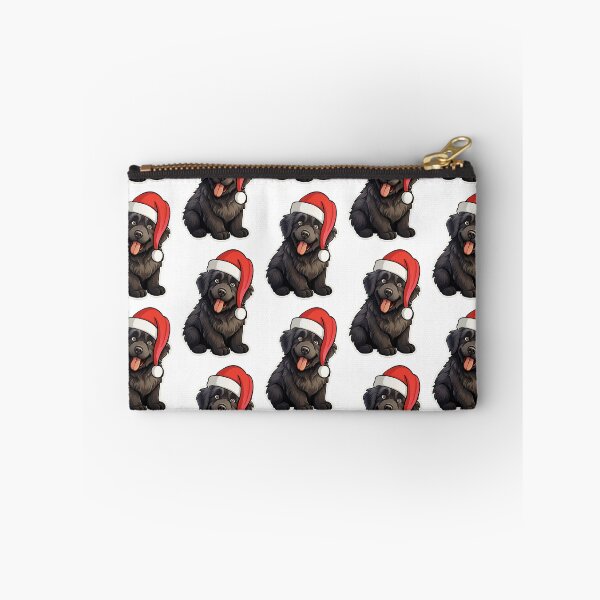 Item preview, Christmasy Quirky Newfoundland - Cartoon Dog Portrait designed and sold by PureGlee.