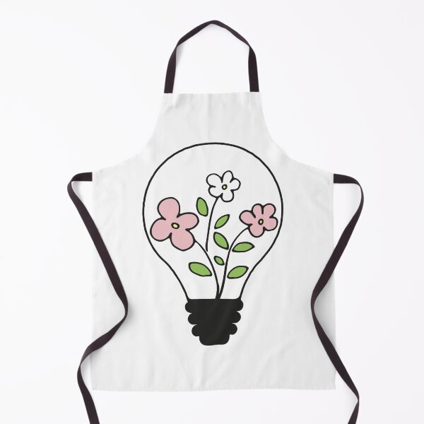 Item preview, Floral lightbulb with cute flowers - green nature energy designed and sold by NataliaVVV.