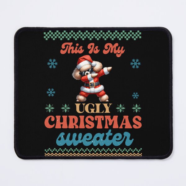 Item preview, "This Is My Ugly Christmas Sweater Dabbing Poodle Edition" designed and sold by Xhevahir.