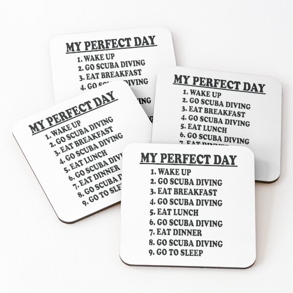 Item preview, My Perfect Day - Scuba Diving designed and sold by ScienceCorner.