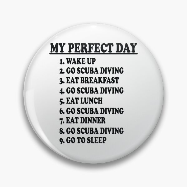 Item preview, My Perfect Day - Scuba Diving designed and sold by ScienceCorner.