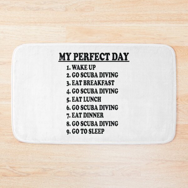 Item preview, My Perfect Day - Scuba Diving designed and sold by ScienceCorner.