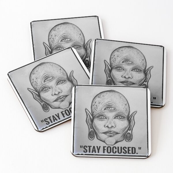 Item preview, Creature quote- "Stay Focused." designed and sold by Iconic shop.