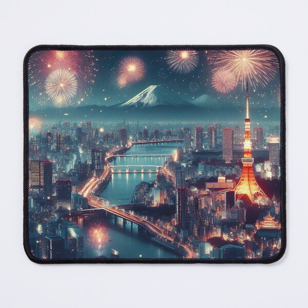 Item preview, "New Year's Eve Spectacle: Fireworks Painting the Night Sky" designed and sold by Huycao211.