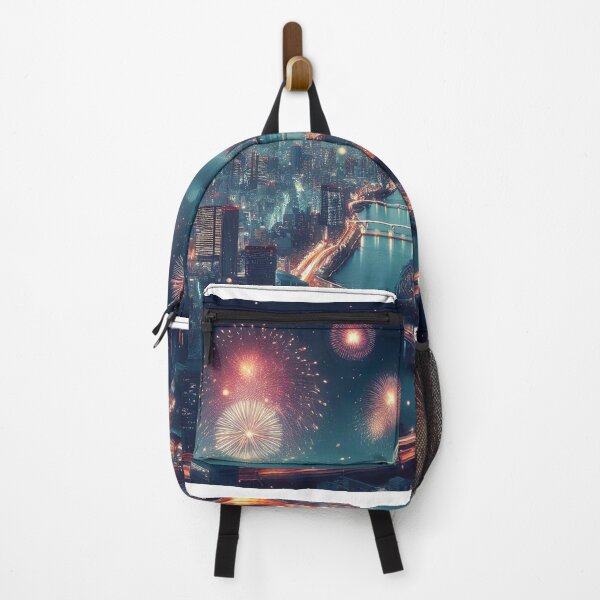 Item preview, "New Year's Eve Spectacle: Fireworks Painting the Night Sky" designed and sold by Huycao211.