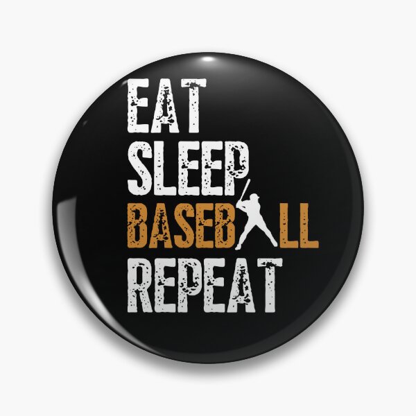 Item preview, Eat Sleep Baseball Repeat, Funny Baseball Players Kids Boys designed and sold by JustMeStore.