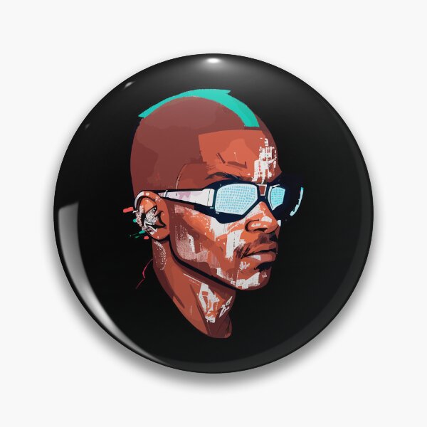 Item preview, Cyberpunk Black Man designed and sold by blackink-design.