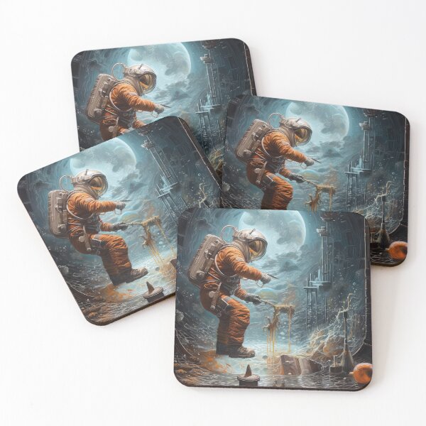 Item preview, Retro Astronaut designed and sold by thewandswant.