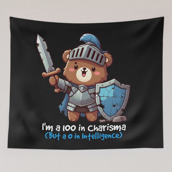 Item preview, I'm a 100 In Charisma Cute Kawaii  designed and sold by TeddybearClub.