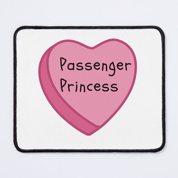 Item preview, Passenger Princess Candy Conversation Heart Pink designed and sold by NimuehArt.