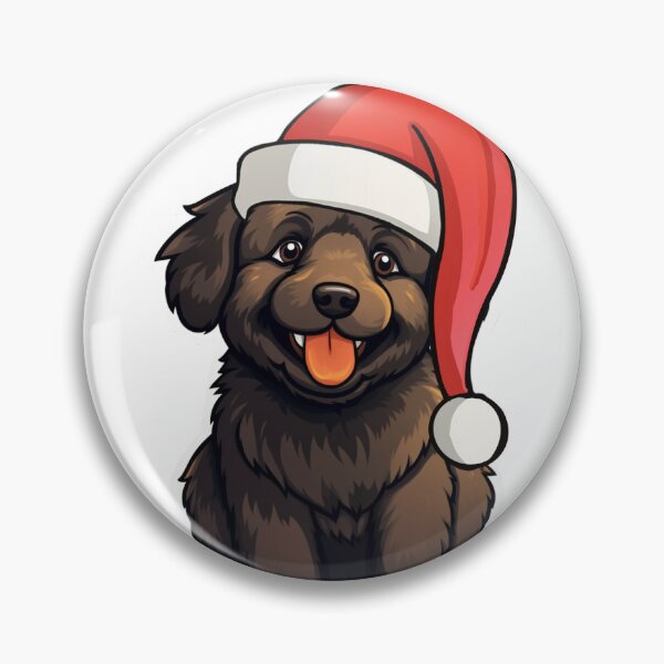 Item preview, Festive Newfoundland Bliss - Cartoon Canine Delight designed and sold by PureGlee.